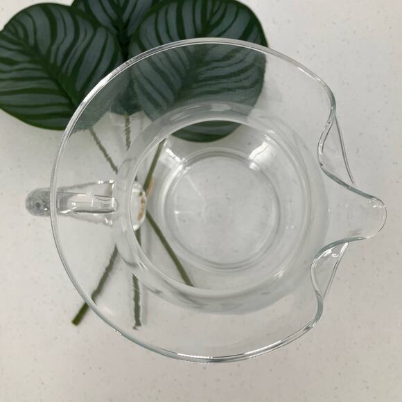 Vintage Princess House Heritage Floral 10 in. Ice Lip Etched Cut Crystal Pitcher - Picture 4 of 10